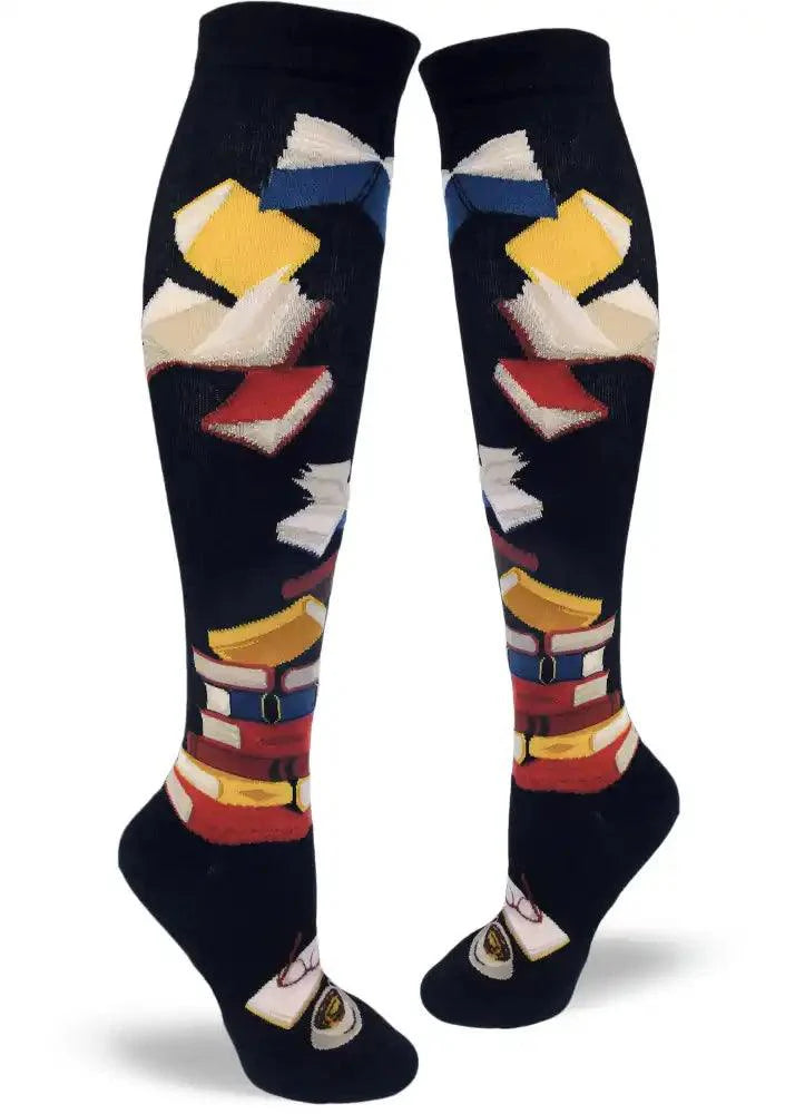 Bibliophile, Women's Knee-high - ModSock - The Sock Monster