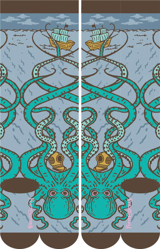 Attack of the Kraken | Knee High Socks