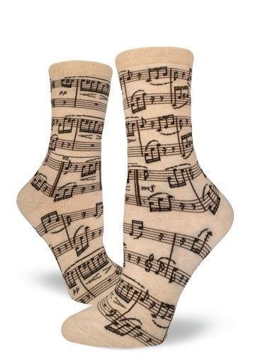 A Genius Composition, Women's Crew - ModSock - The Sock Monster