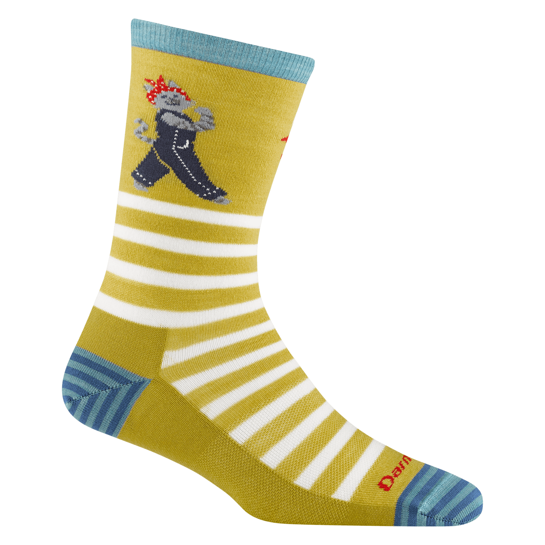 Animal Haus, Women's Lightweight Crew #6037 - Darn Tough - The Sock Monster