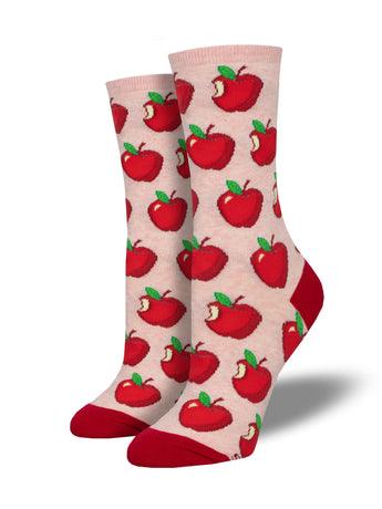 Apple Of My Eye, Women's Crew - Socksmith - The Sock Monster