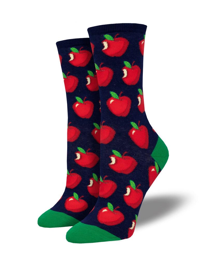 Apple Of My Eye, Women's Crew - Socksmith - The Sock Monster