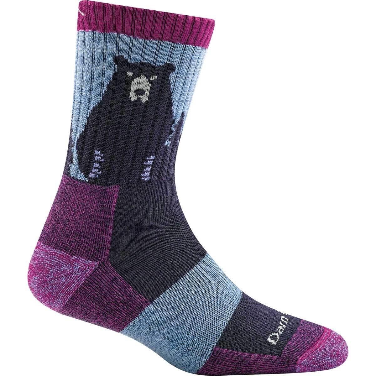 Bear Town, Women's Lightweight Micro Crew with Cushion #1970 - Darn Tough - The Sock Monster