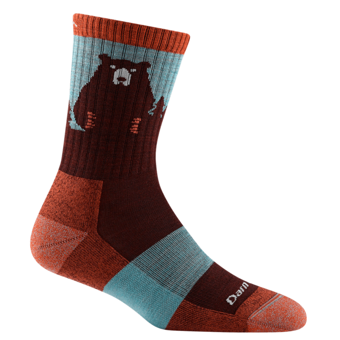 Bear Town, Women's Lightweight Micro Crew with Cushion #1970 - Darn Tough - The Sock Monster