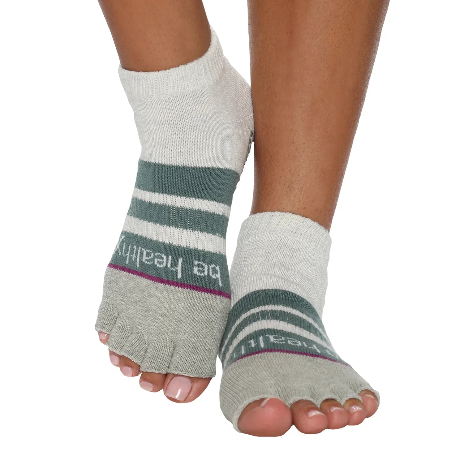 Be Healthy | Half-Toe Grip Socks | Small/Medium