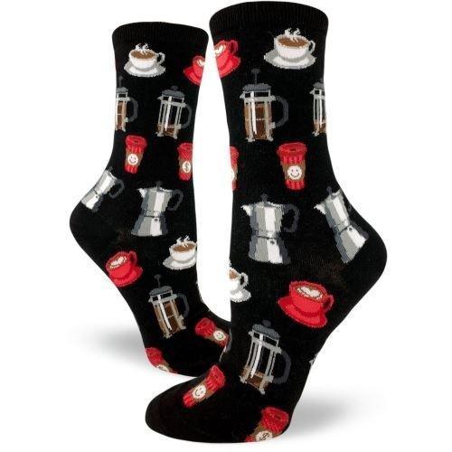 Coffee Break, Women's Crew - ModSock - The Sock Monster