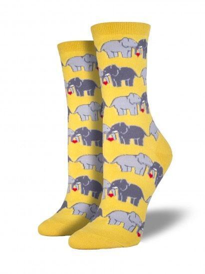 Elephant Love, Women's Crew - Socksmith - The Sock Monster
