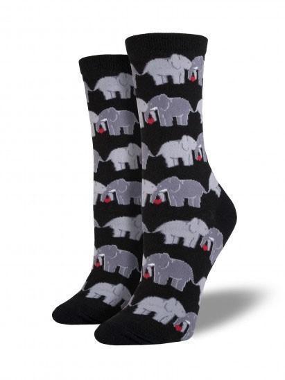 Elephant Love, Women's Crew - Socksmith - The Sock Monster