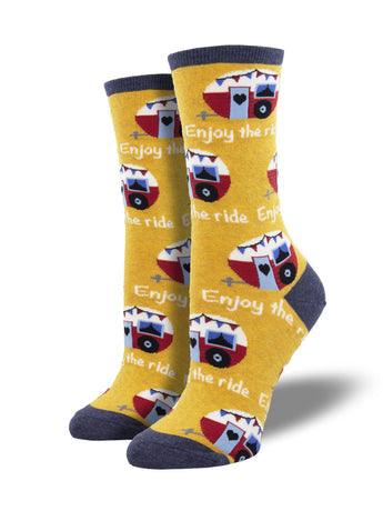 ENJOY THE RIDE, Women's Crew - Socksmith - The Sock Monster