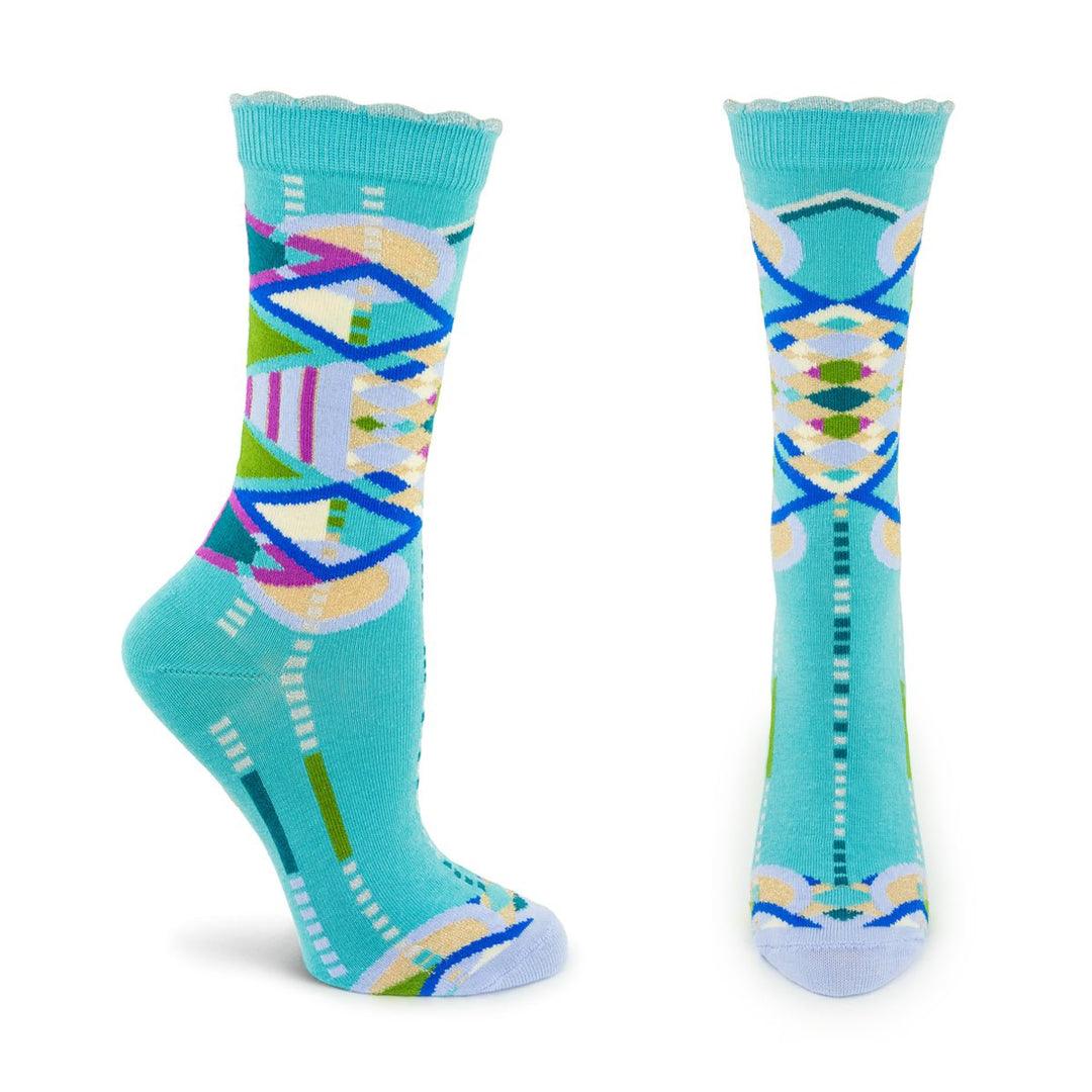 Frank Lloyd Wright Drink Women's Sock - Ozone Design Inc - The Sock Monster