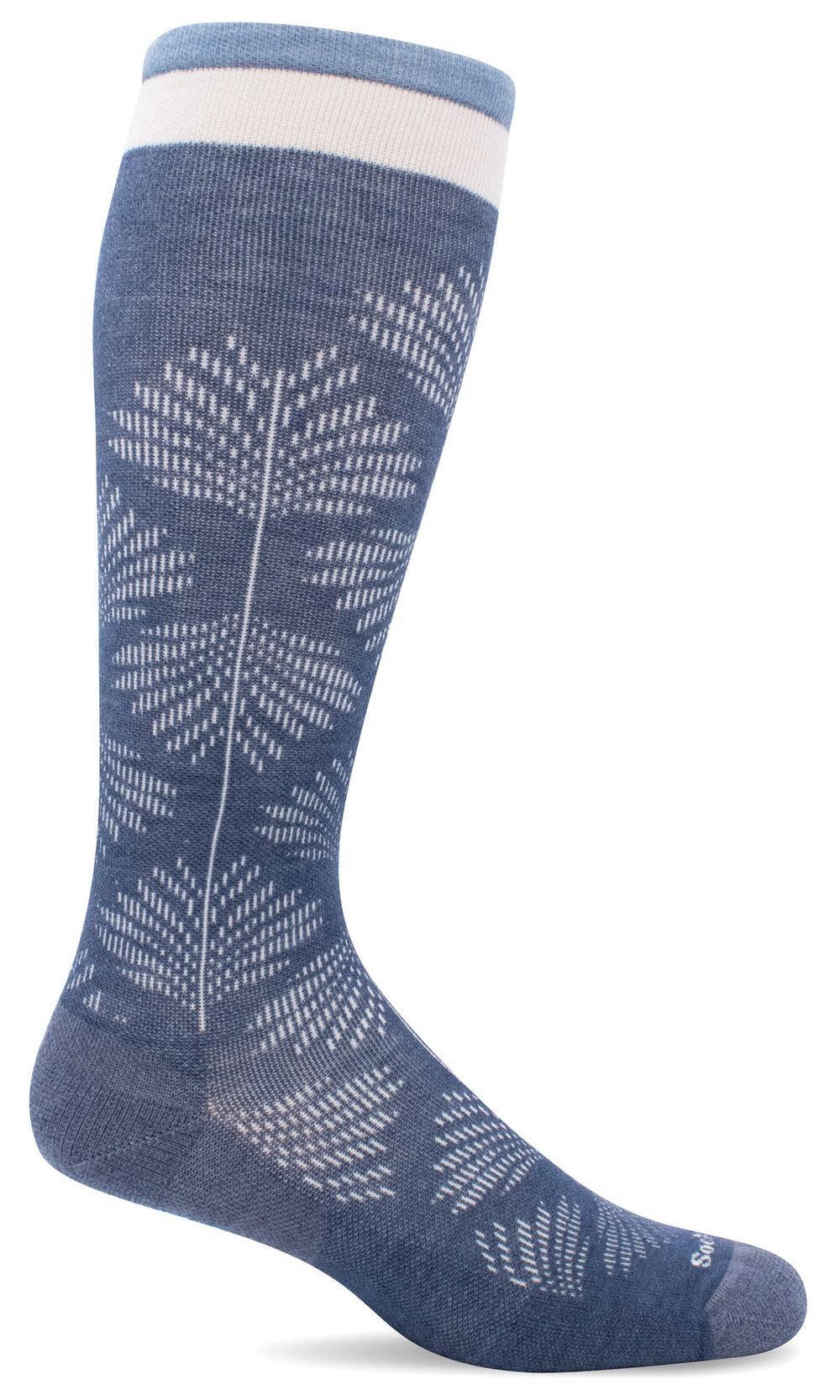 Full Floral | Wide Calf Fit | Moderate Graduated Compression Socks - Sockwell - The Sock Monster