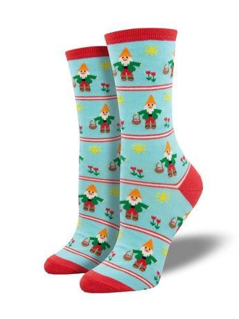Garden Gnomes, Women's Crew - Socksmith - The Sock Monster