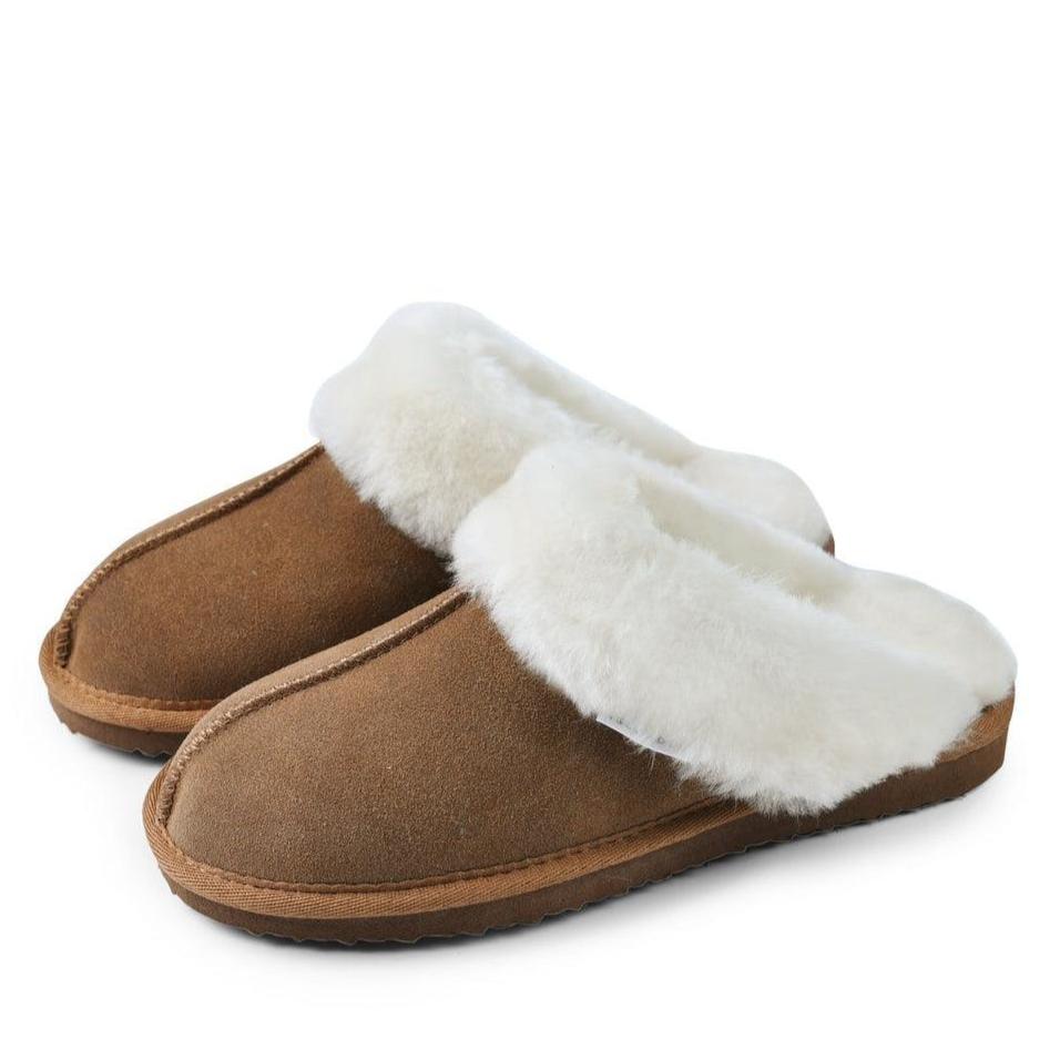 Ladies Sheepskin Slippers - Islander - The Sock Monster