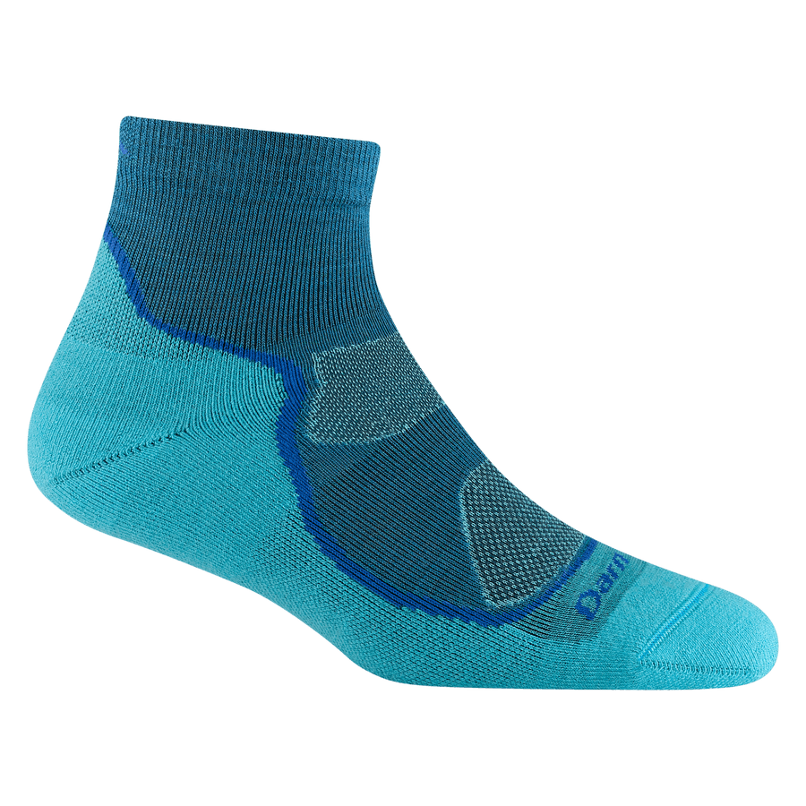 Light Hiker, Women's Lightweight Quarter Crew with Cushion #1987 - Darn Tough - The Sock Monster