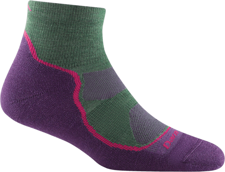 Light Hiker, Women's Lightweight Quarter Crew with Cushion #1987 - Darn Tough - The Sock Monster