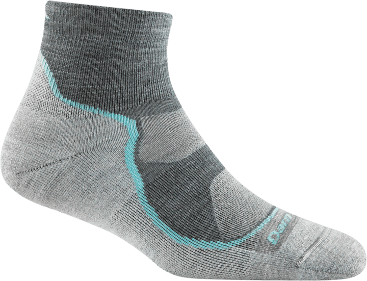 Light Hiker, Women's Lightweight Quarter Crew with Cushion #1987 - Darn Tough - The Sock Monster