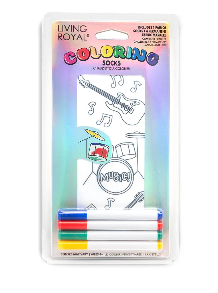 Music | Coloring Socks