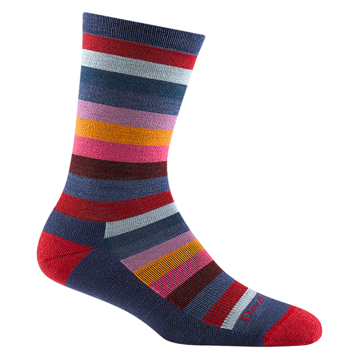 Mystic Stripe, Women's Lightweight Crew #1644 - Darn Tough - The Sock Monster