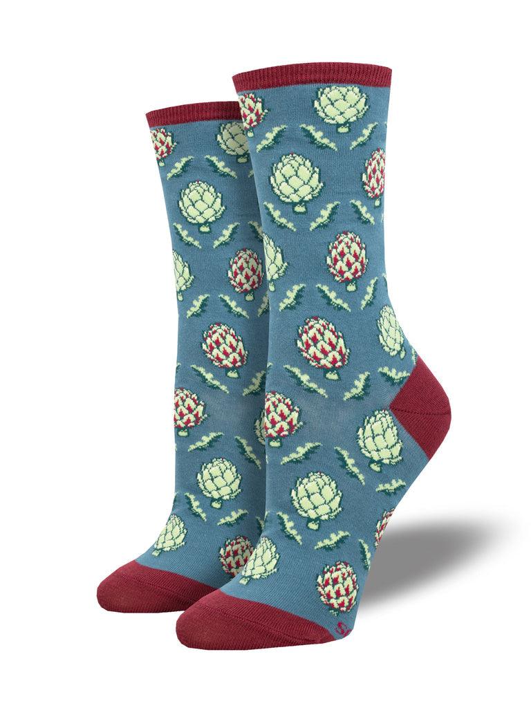 Okie Dokie Artichokie, Women's Crew - Socksmith - The Sock Monster