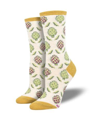 Okie Dokie Artichokie, Women's Crew - Socksmith - The Sock Monster