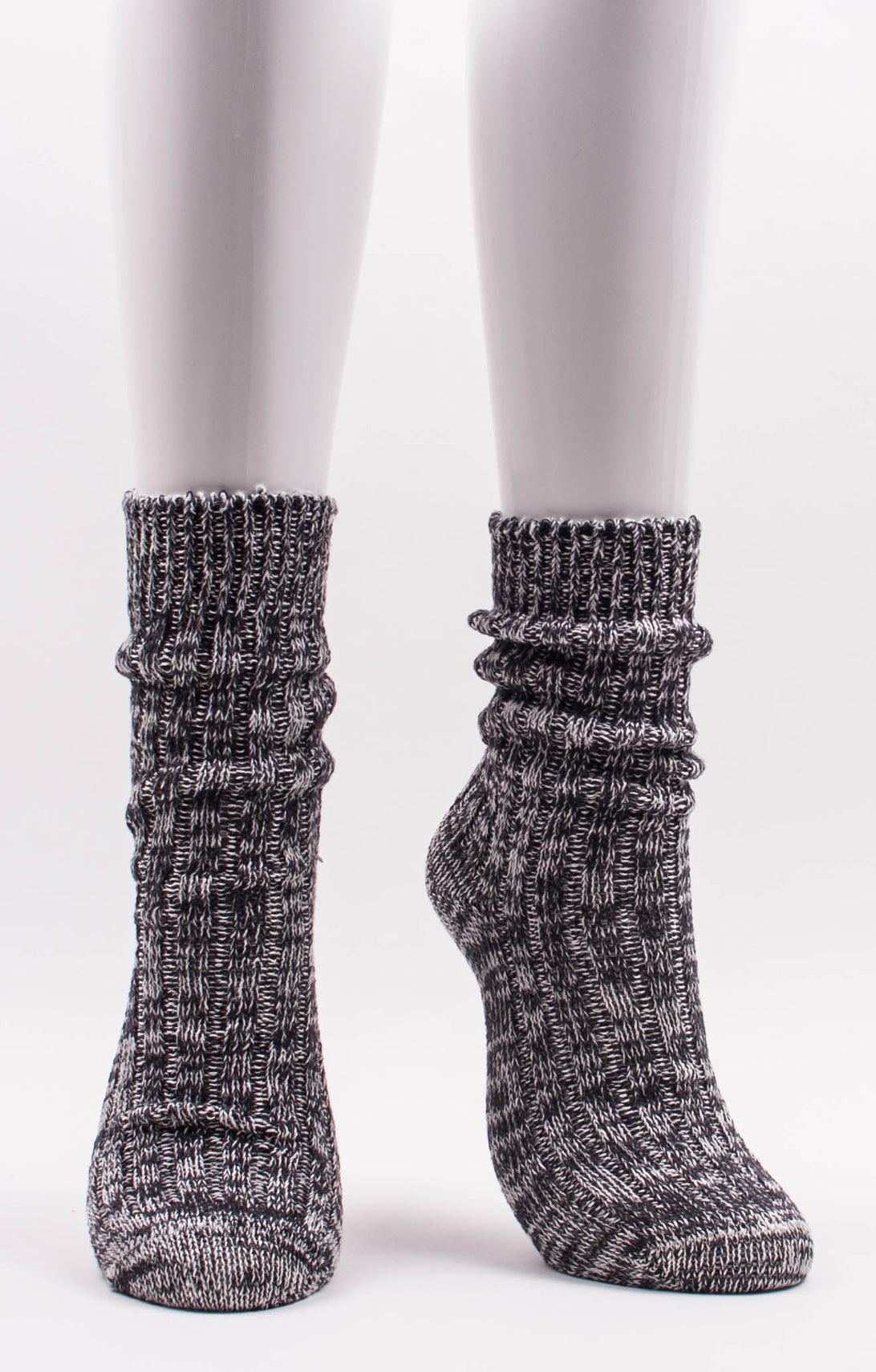 ORGANIC HEMP RIBBED, Women's Crew - Tabbisocks - The Sock Monster
