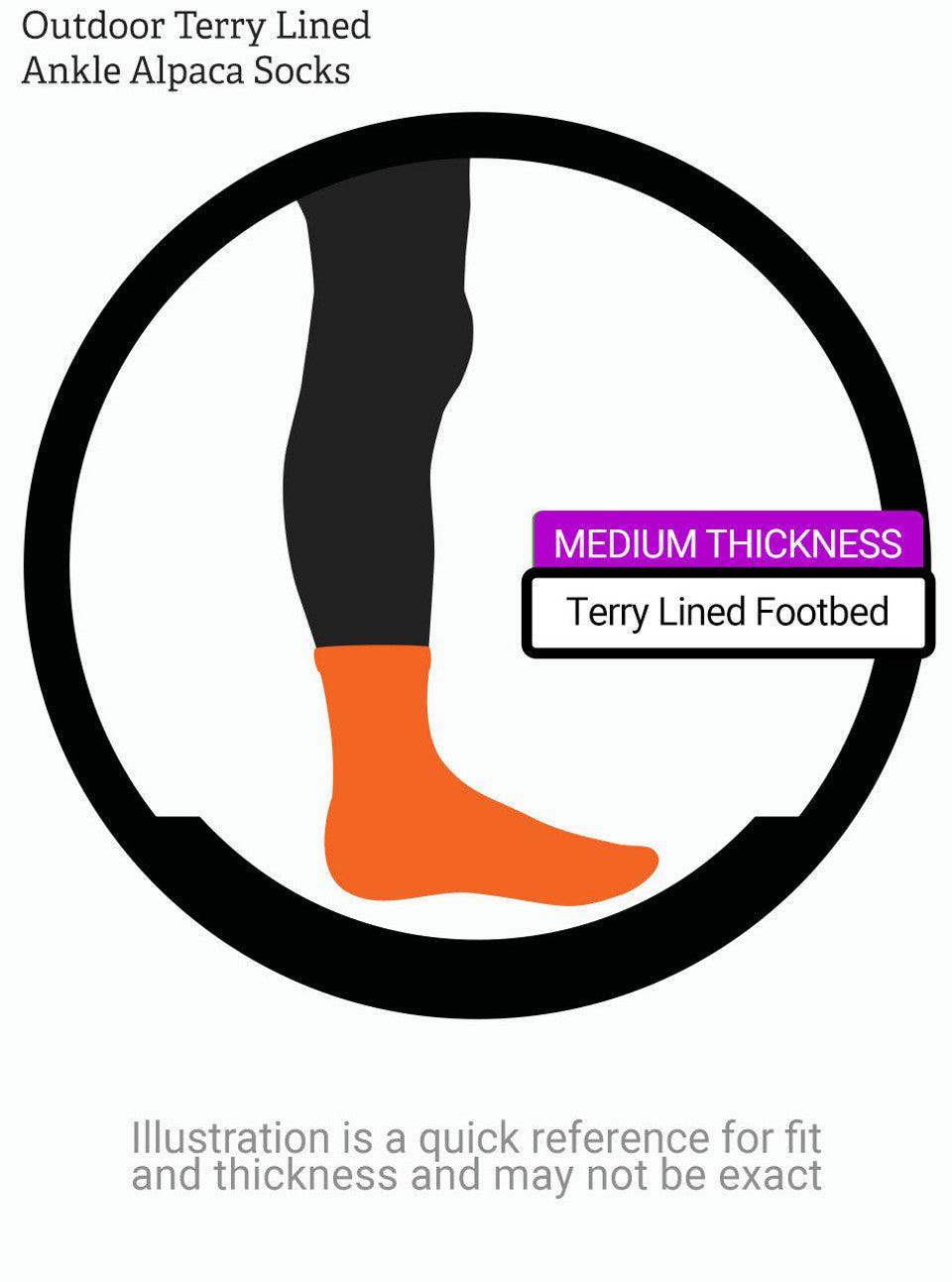 Outdoor | Terry Lined  Alpaca | Quarter-Crew