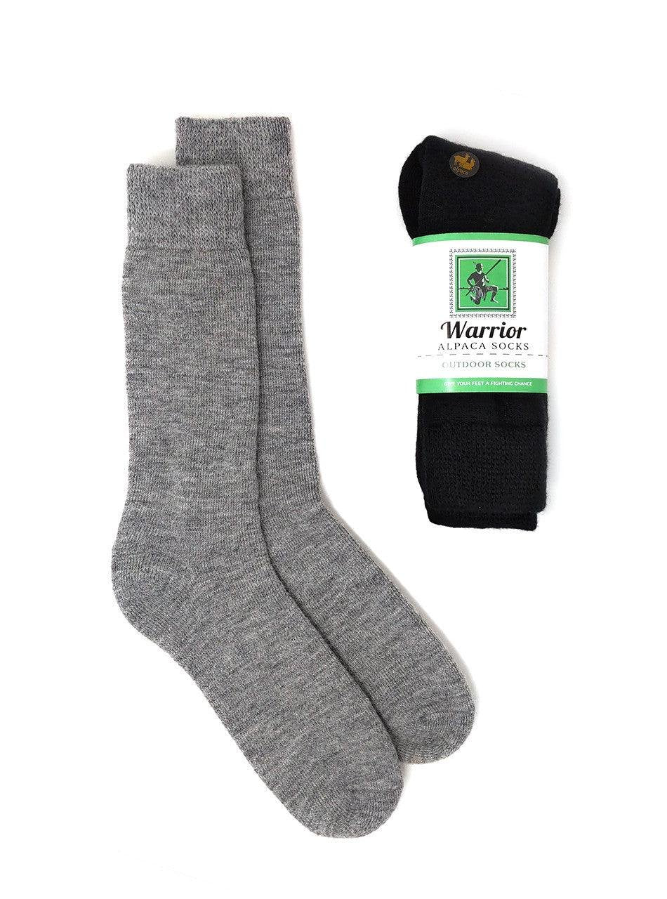 Outdoor Terry Lined Crew Alpaca Socks - Warrior Alpaca - The Sock Monster