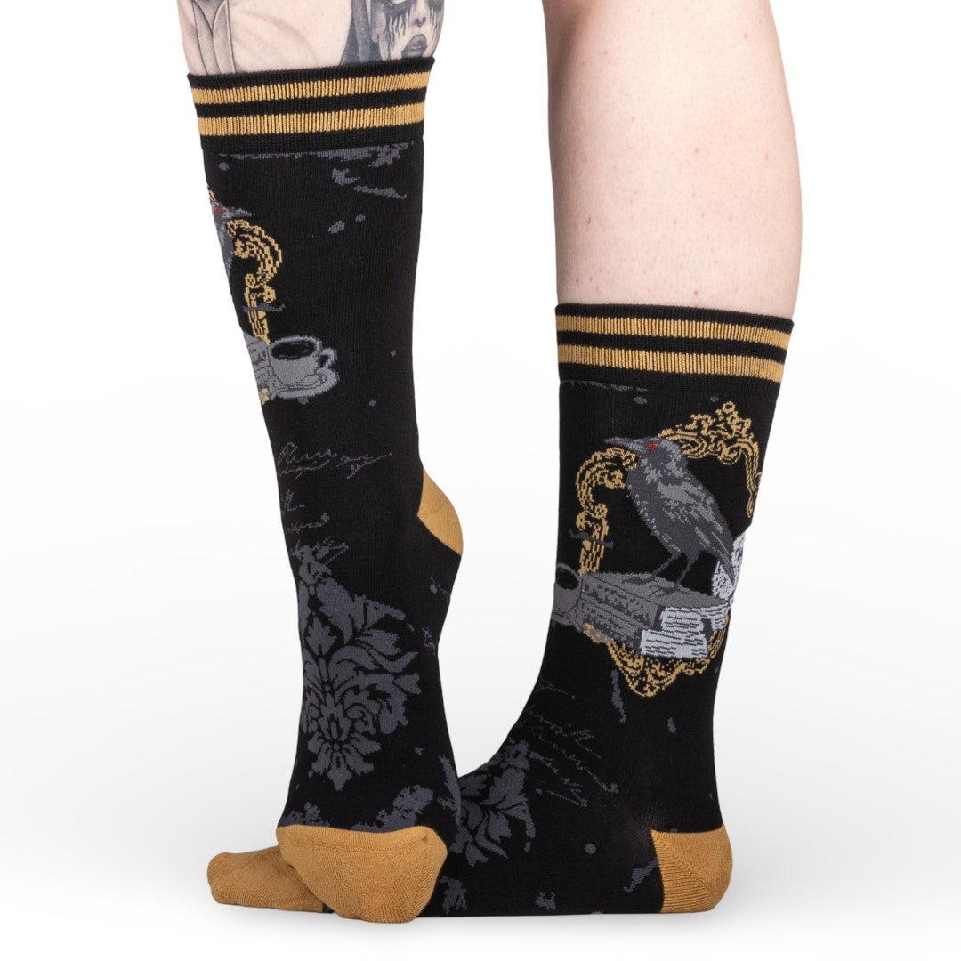 Raven's Grimoire | Crew Socks