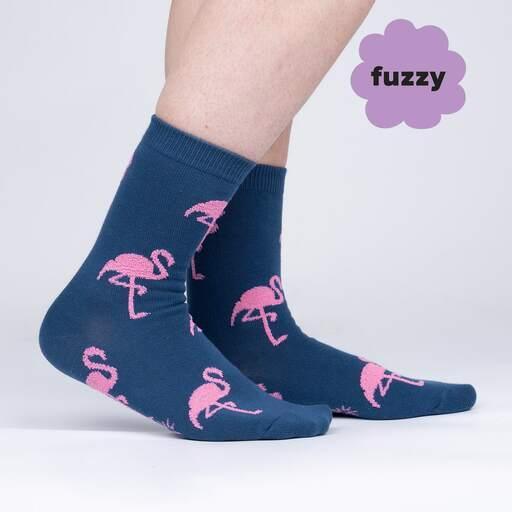 Ready-Set-Flamin-go! | Fuzzy | Women's Crew