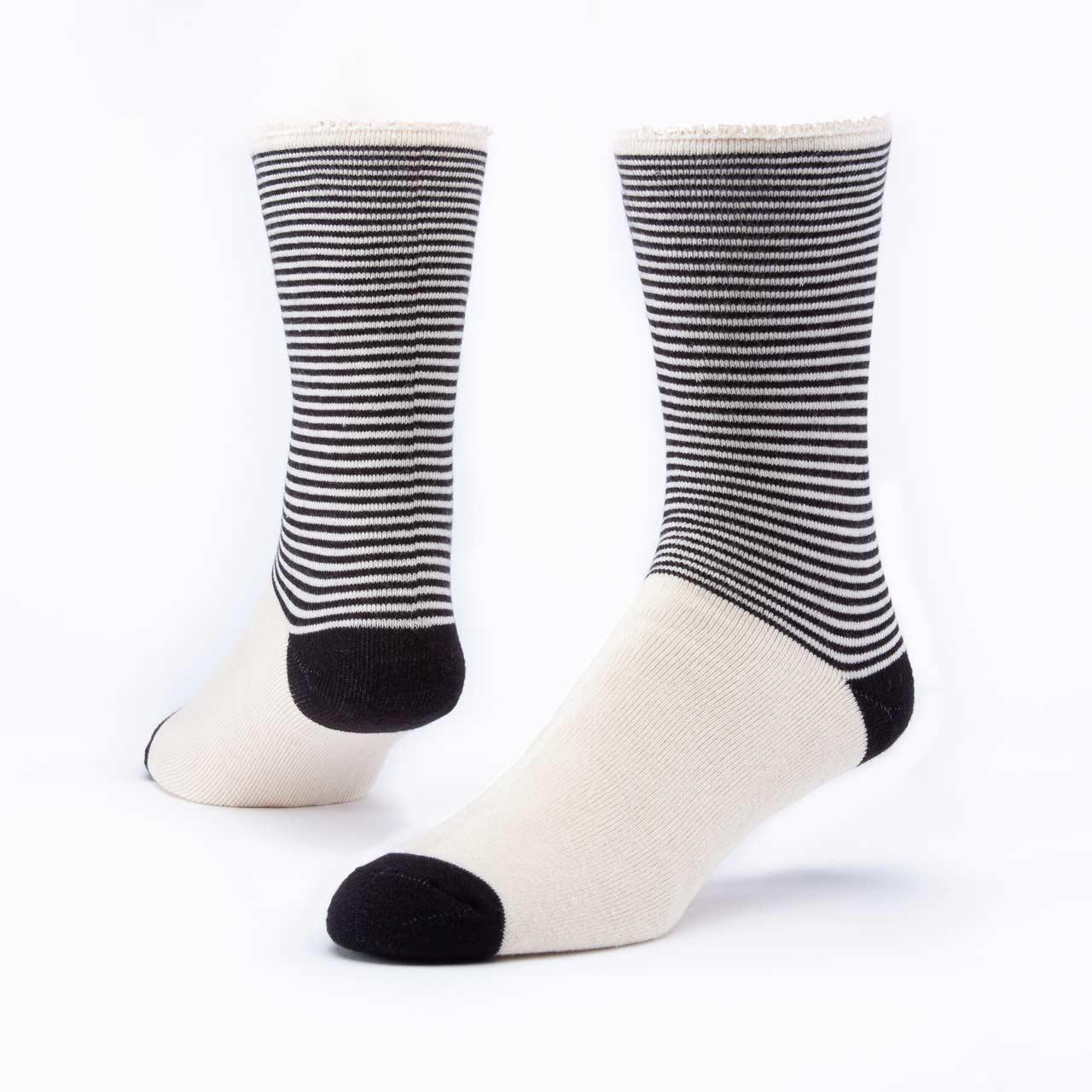 Recovery Socks, 89% Organic Cotton, Roll Top Crew - Maggie's Organics - The Sock Monster