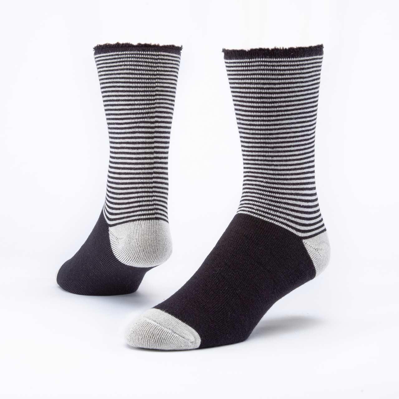 Recovery Socks, 89% Organic Cotton, Roll Top Crew - Maggie's Organics - The Sock Monster
