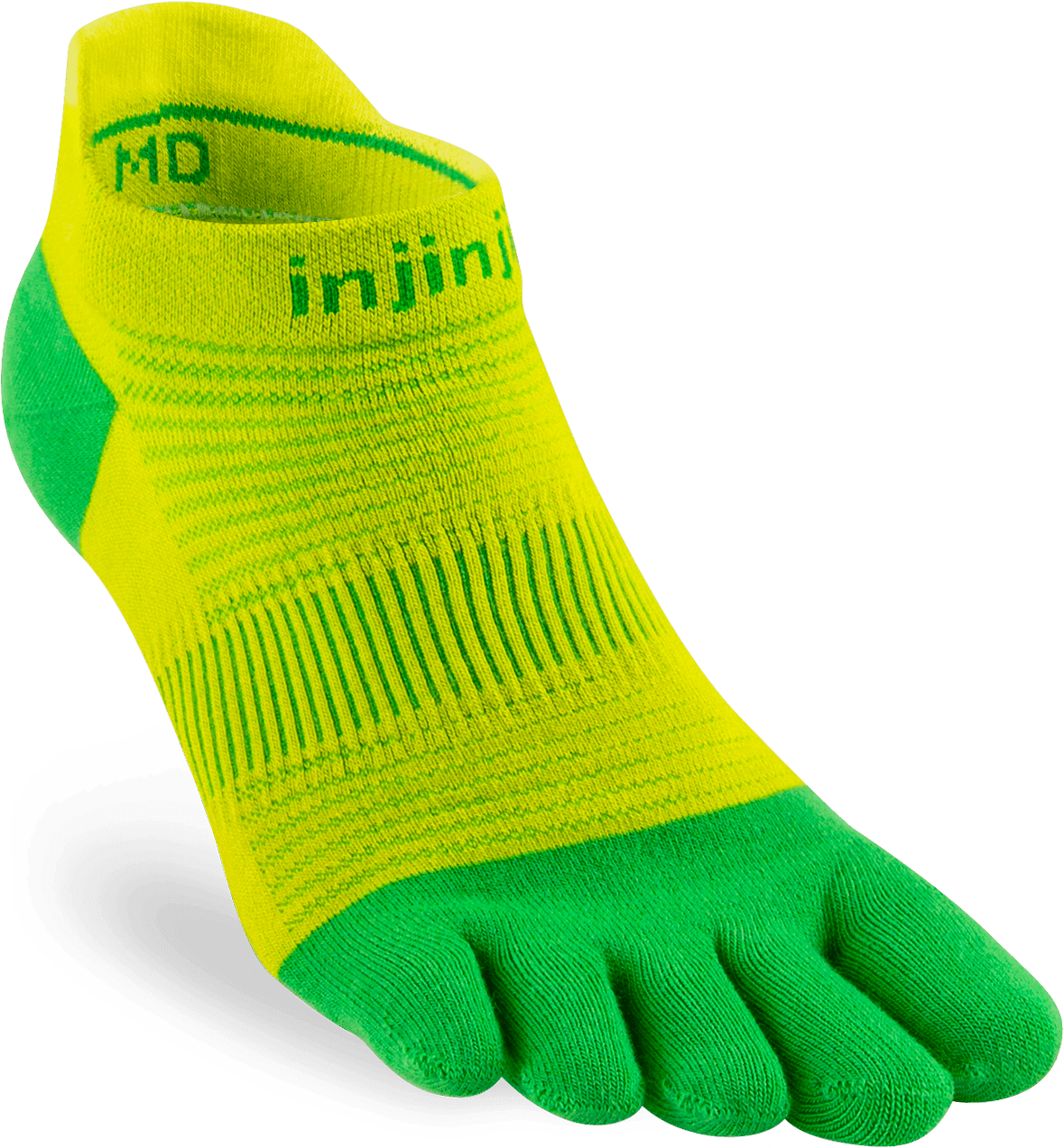 Run Lightweight No-Show - Coolmax - Injinji - The Sock Monster