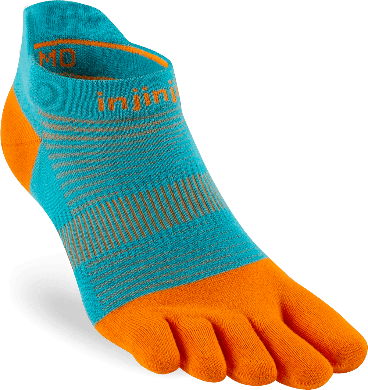 Run Lightweight No-Show - Coolmax - Injinji - The Sock Monster