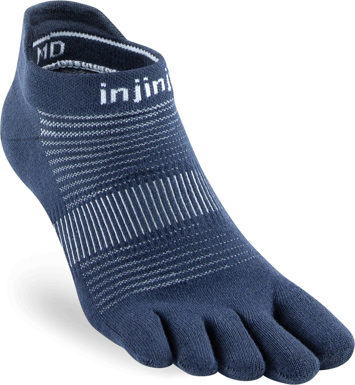 Run Original Weight No-Show - Coolmax - Injinji - The Sock Monster