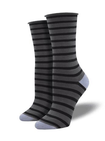 Sailor Stripe Bamboo, Women's Crew - Socksmith - The Sock Monster