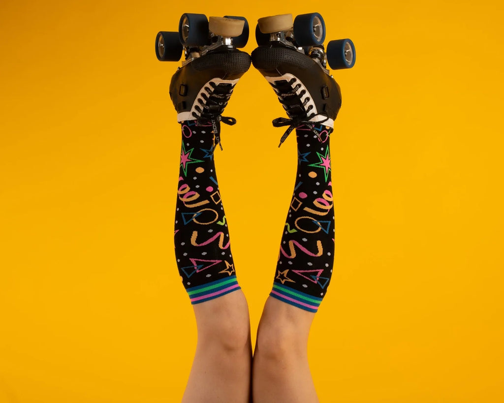 Skate Rink Carpet | UV Reactive | Knee High Socks