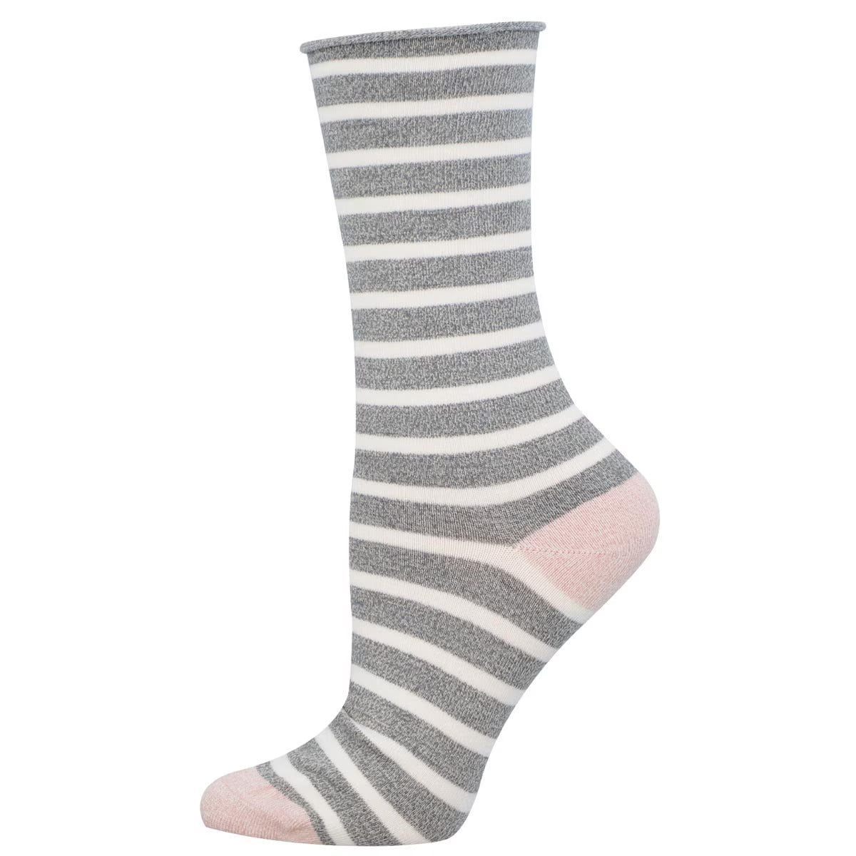 Sailor Stripe | Roll Top | Women's Bamboo Crew