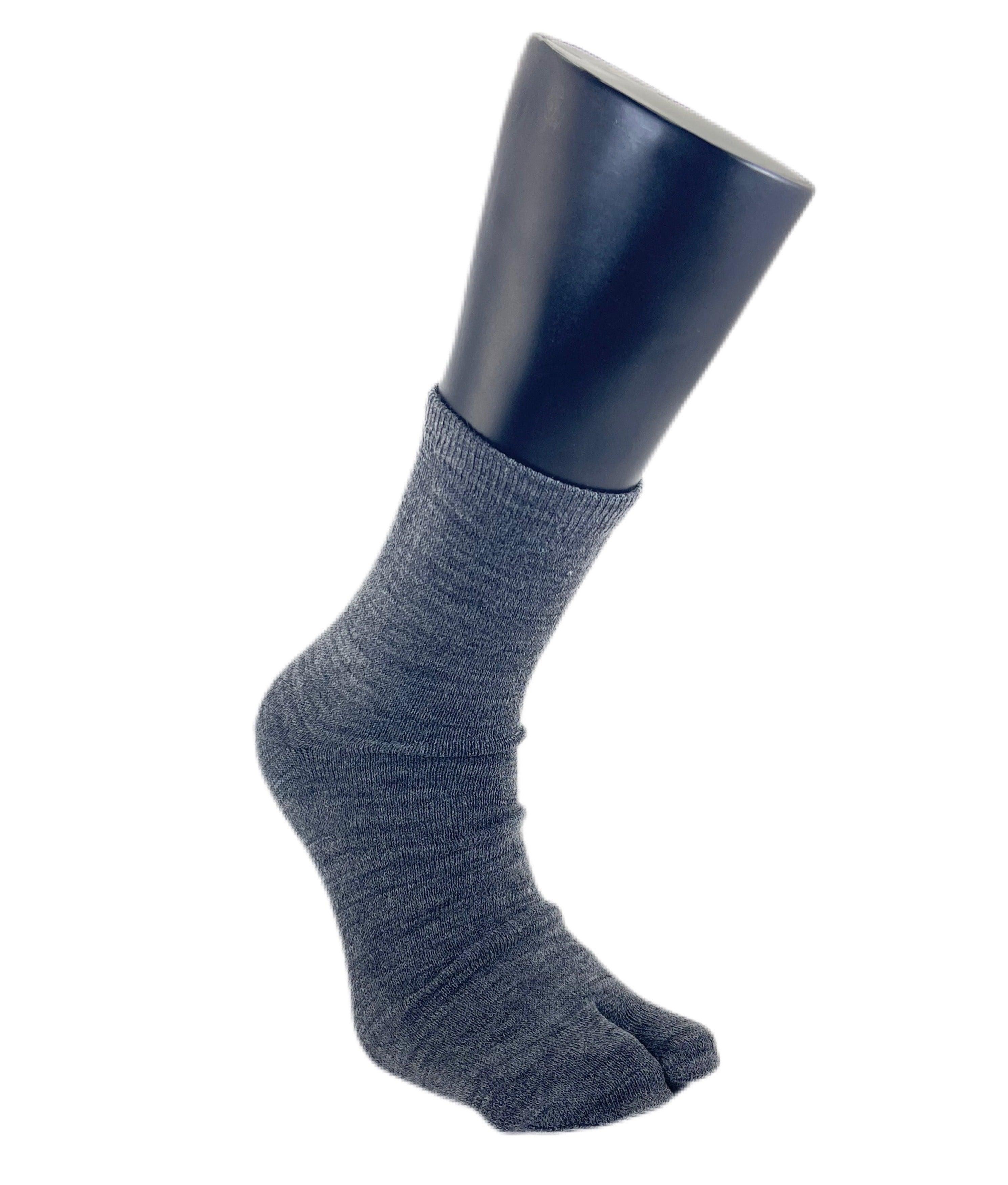 Wool Blend Solid, Tabi Crew - Ninja Socks - Socks Up - The Sock Monster